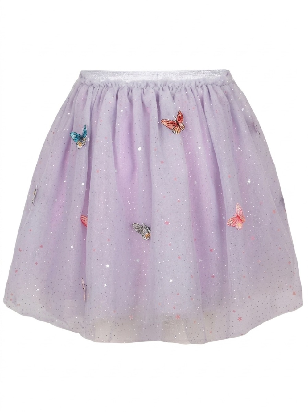 Lola & The Boys Butterfly Rainbow Tutu Skirt 4T Purple Twirl Girly Fancy Party